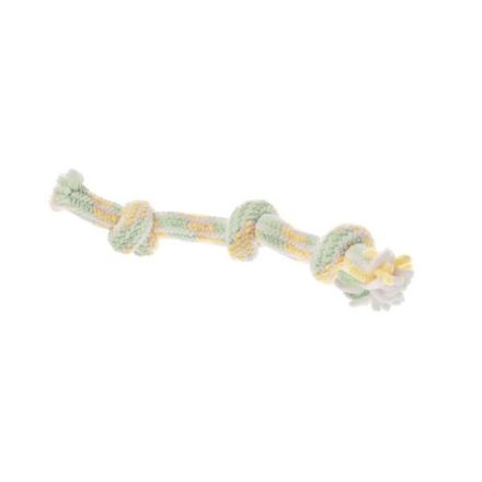 Ferribiella chenille kötéljáték 3 csomóval – 25 cm