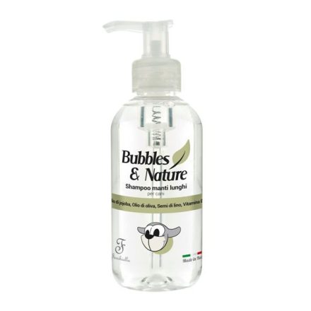 Ferribiella Bubbles & Nature kutyasampon hosszú szőrre – 250 ml