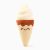 Hugsmart Food Party – Ice Cream Cone sípolós kutyajáték