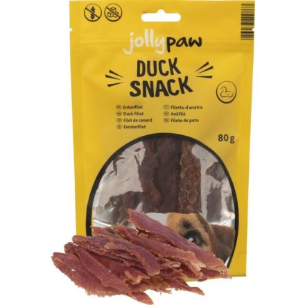 Jollypaw Kacsafilé Rágócsíkok - Finom és egészséges snack kutyáknak - 80g