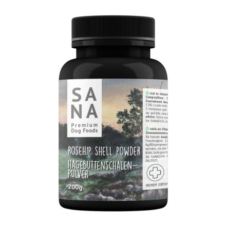 SANADOG Csipkebogyó Héj - Természetes C-vitamin kutyáknak az immunrendszer erősítéséhez és ízületi problémák kezeléséhez.