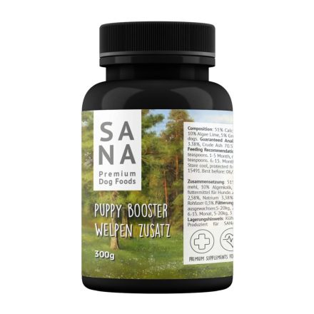 Sana Puppy Booster – Táplálékkiegészítő kölyökkutyáknak - 300g