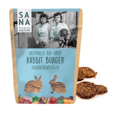 SANADOG Nyúlburgerek kutyáknak – természetes, ízletes és egészséges snack - 100g