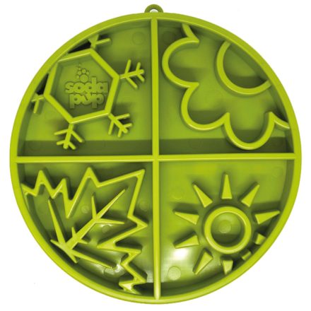 Sodapup Four Seasons habzsolásgátló tál – zöld