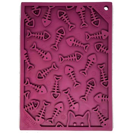 Sodapup Fishy Design Lick Mat™ – Kis méret, Szilva 