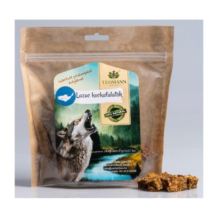 Teomann Szárított Lazac Kockafalatok - 100g